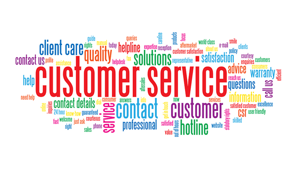 Customer Service Header