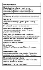 product labelling 2022 product labelling 2022